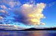 Отражение облака в озере Тургояк